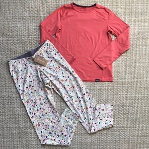 Patagonia Base Layer Set (girls' size M)